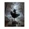 Stupell Industries Witch in Moonlit Forest Canvas By Jo Moulton